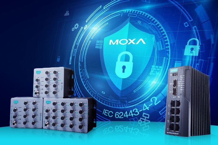 Moxa obtient la toute première certification CEI 62443-4-2 au monde pour des routeurs industriels sécurisés 